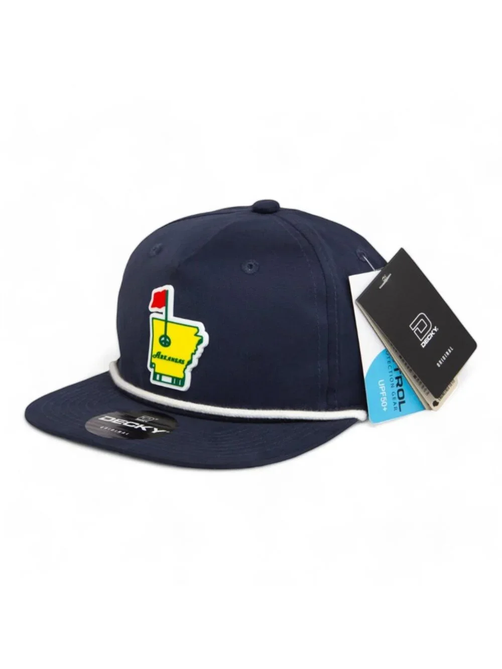 Arkansas Masters Golf 3D Classic Rope Hat- Navy/ White